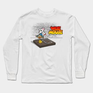 Cute Funny 90's Hero and Sidekick Retro Detective Cartoon Long Sleeve T-Shirt